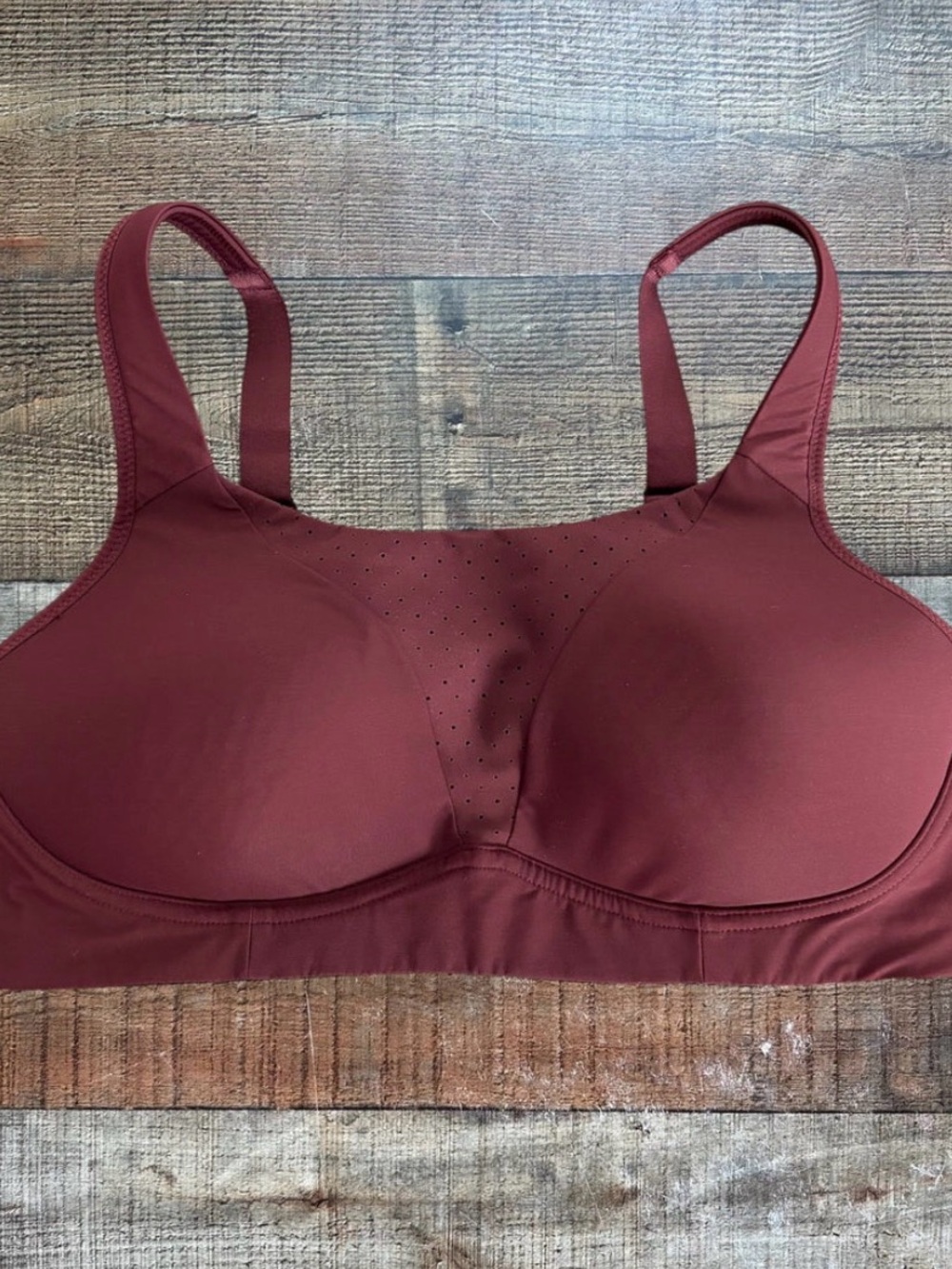 lululemon athletica Padded Maroon Sports Bra